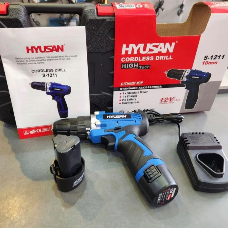 دریل شارژی ۱۲ولت هیوسان